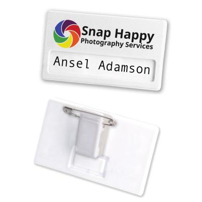 Image of Recycled Name Badge - Combi Clip